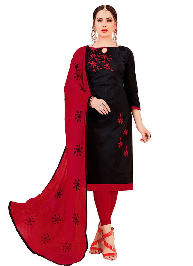 Black Colour Candy Rahul NX New Latest Ethnic Wear Glass Cotton Salwar Suit Collection 1008 B